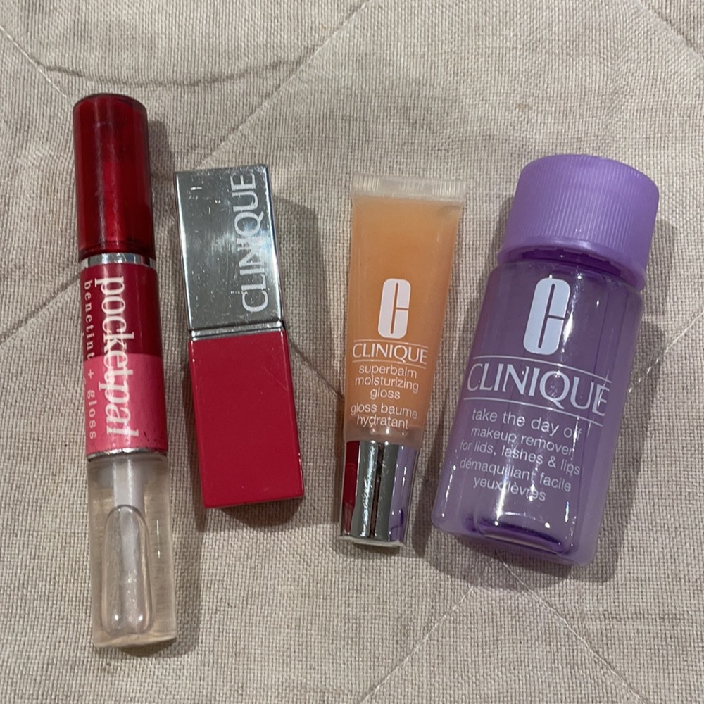 Clinique/Benefit Lipstick Lip Gloss X3 LAST CHANCE